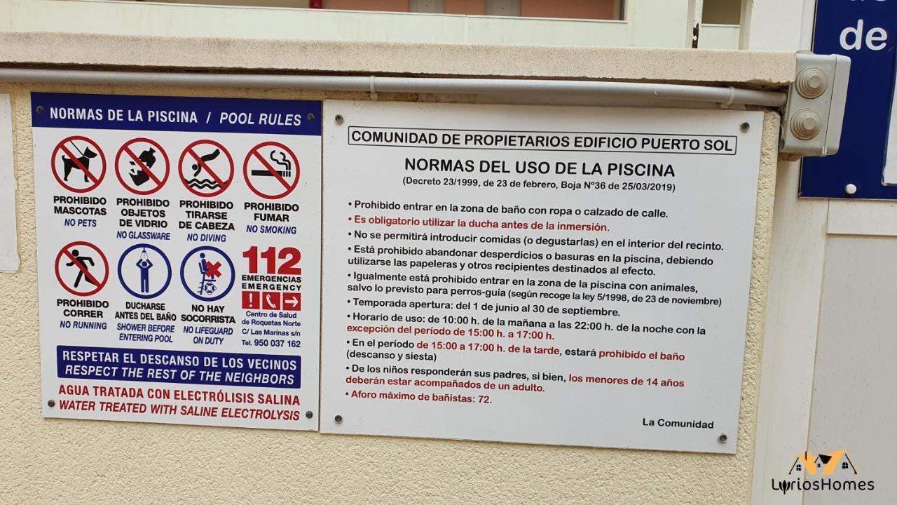 Lyrioshomes Beach Roquetas De Mar , Piscina Y Parque Infantil المظهر الخارجي الصورة